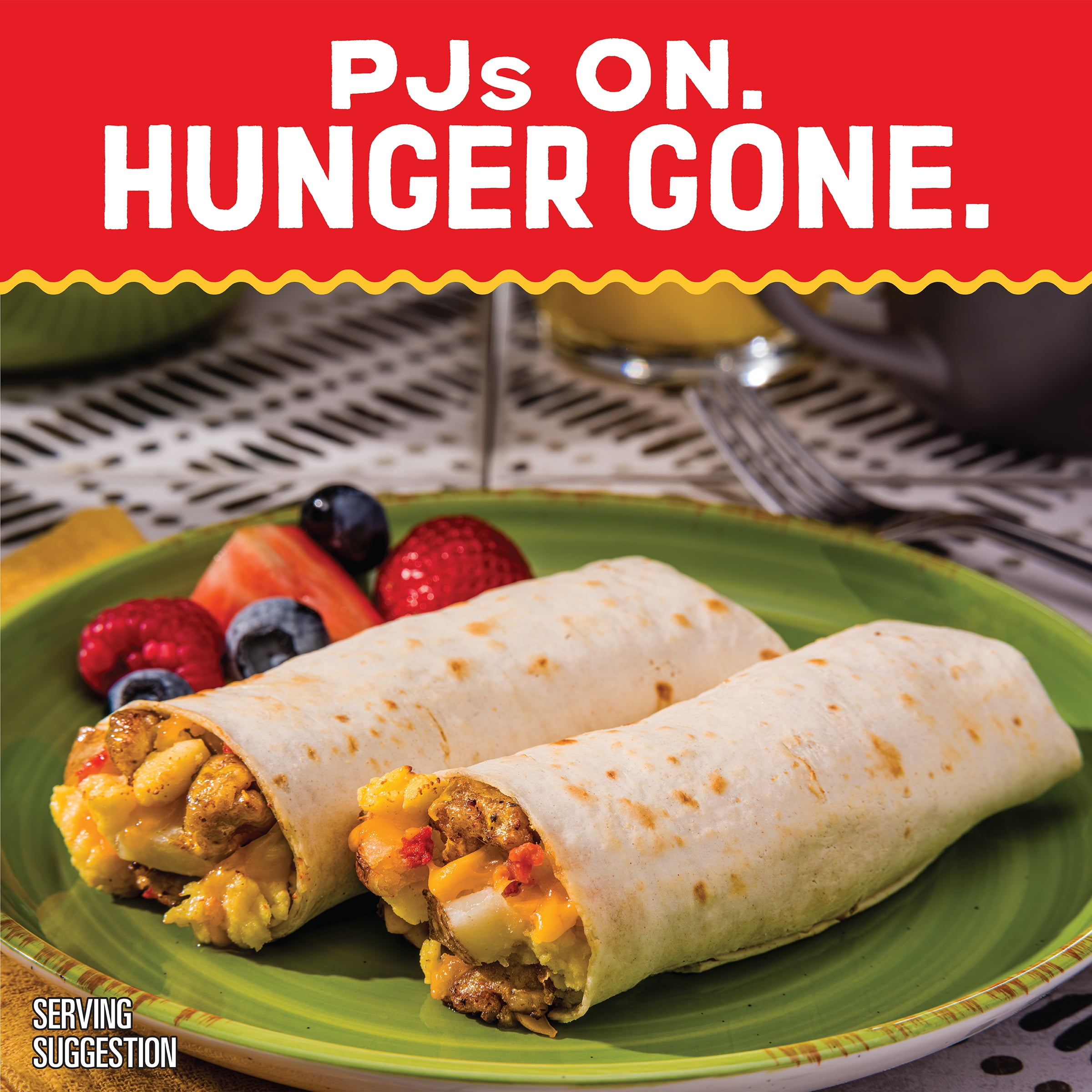 El Monterey Signature Egg, Sausage, Cheese & Potato Burritos, 36 oz, 8 Count (Frozen)