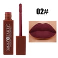 thumbnail image 5 of DNM Chocolate Matte Nude Liquid Lipstick Moisture Velvet Dark Red Lip Tint Lasting Non Stain Lipstick Makeup Lip Gloss Tint, 5 of 5