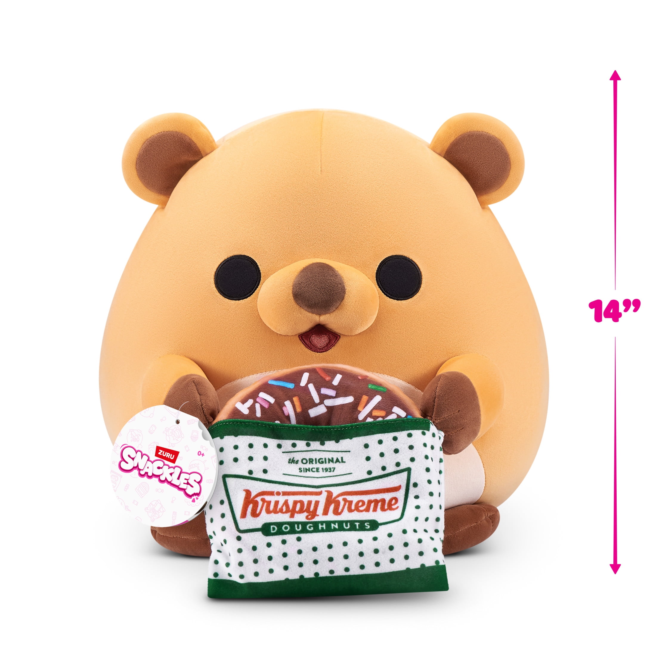 Snackles Licensed Series 3 14-inch Plush (FRANKIE) by ZURU, Plush with License Snack Brand Accessory