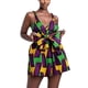 thumbnail image 2 of SAYOO Mujeres DIY Short Romper, Adultos Casual Suelto Cintura Alta Impresión Digital Vendaje Playsuit SAYOO Moda, 2 of 9