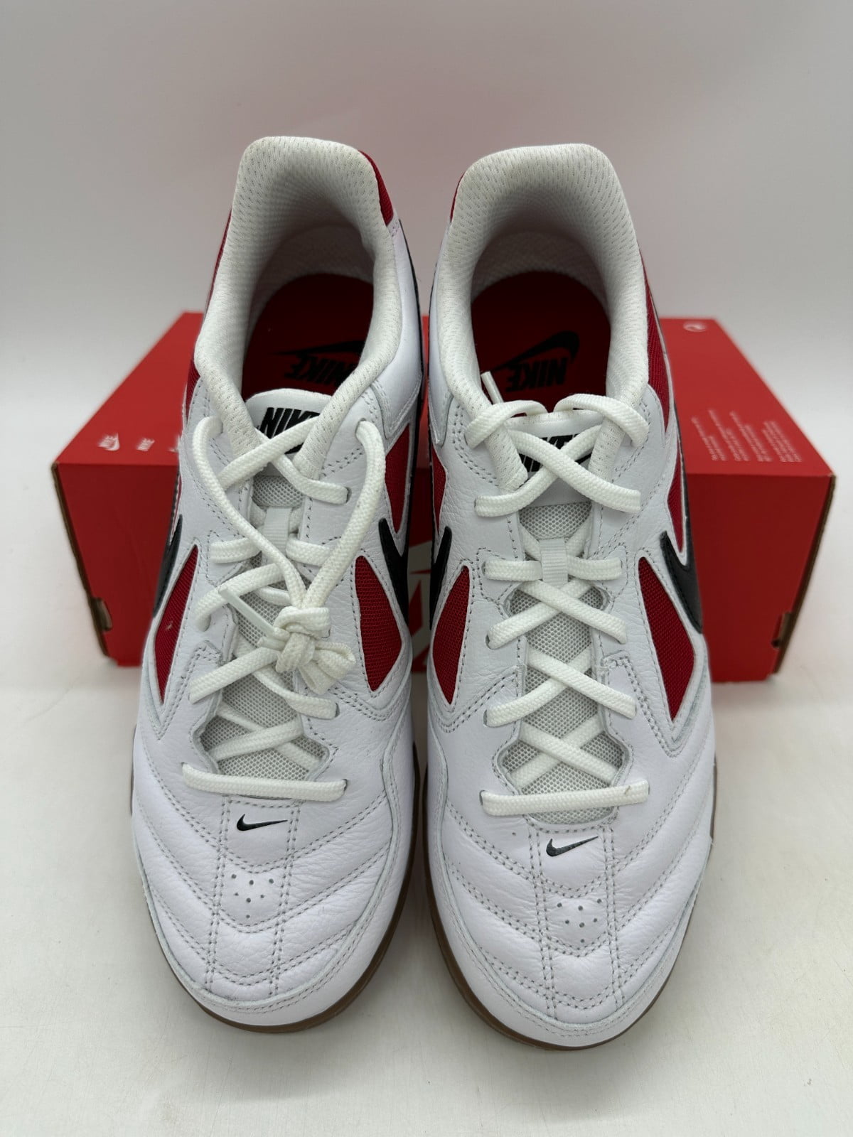Nike Gato White Black Gym Red (IB8509 100) Men's Size 10.5