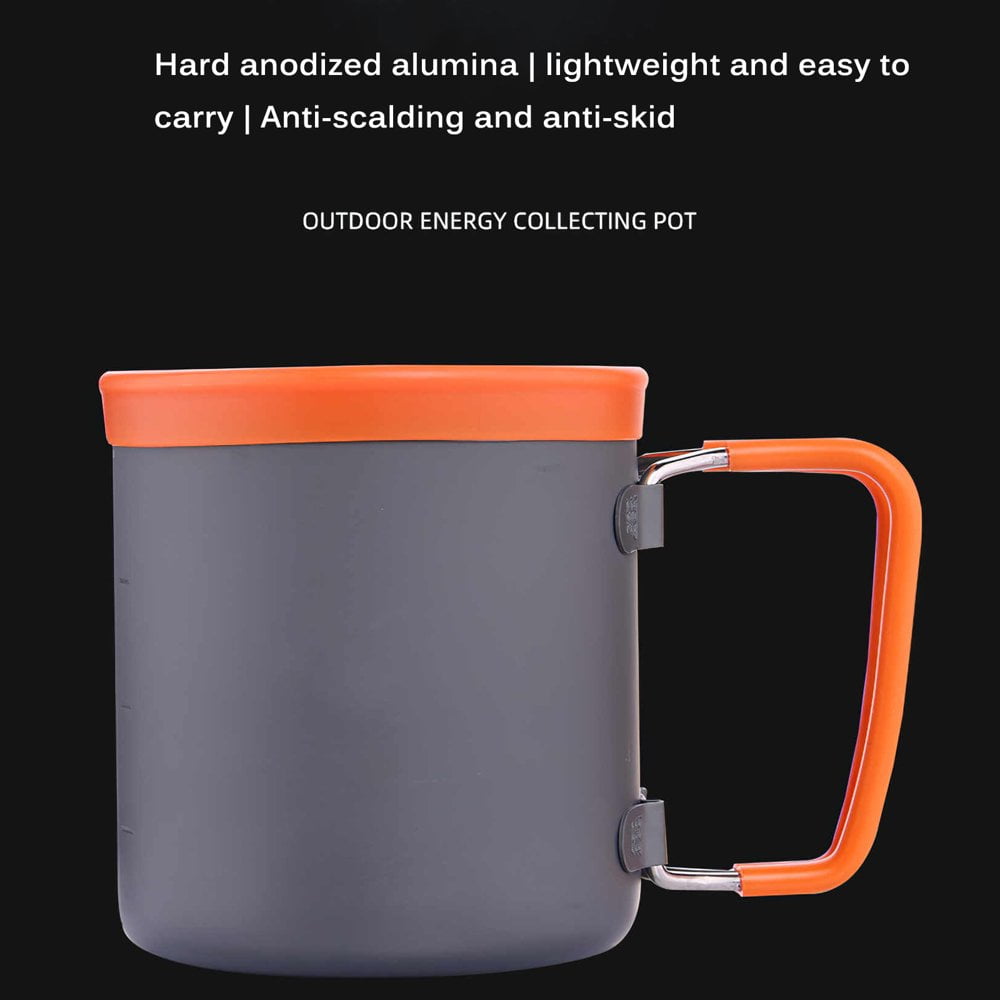 Tasse de Camping en Acier Inoxydable avec Couvercle Tasse à
