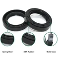 thumbnail image 4 of Tc 14X25X7 Metric Oil Seal, Buna-N Double Lip, Spring Loaded 14-25-7 (Ipm) New!, 4 of 5