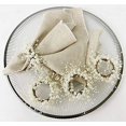thumbnail image 4 of Fennco Styles Handmade Beaded Faux Pearl Wreath Napkin Rings, Set of 4 - Ivory Napkin Holders for Home Decor, Dining Room, Wedding, Banquets and Special Occasions, 4 of 4