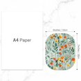thumbnail image 2 of ERDS-Small Mouse Pad, 6 x 7 Inch（15 x 18.5 cm）, Oval Mini Mouse Pad with Non-Slip Rubber Base for Laptop Wireless Mouse Keyboard Tray Mousepad, Colorful Flowers and Plants, 2 of 4