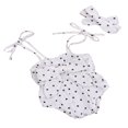 thumbnail image 4 of 2Pcs Baby Summer Wear Pineapple/Polka Dot Romper + Bowknot Headband Set, 4 of 9