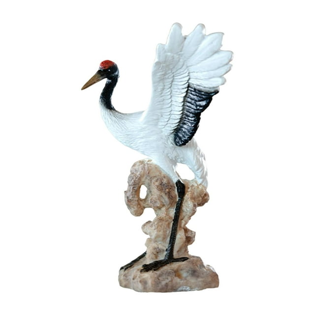 koolsoo Multipurpose Sculpture Ornaments Bird for Courtyard Festivals Bookcase Resin Resin Spread