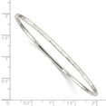 thumbnail image 5 of 925 Sterling Silver Hammered Bangle Bracelet, 5 of 6