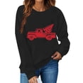 thumbnail image 2 of Christmas Graphic Sweatshirts for Women Xmas Car Printed Pullover Long Sleeve Crewneck Tshirts Xmas Holiday Party Winter No Hood Sweaters, 2 of 5