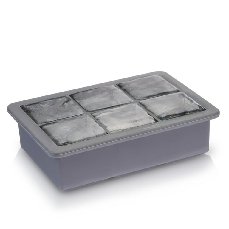 Viski Highball Ice Cube Tray with Lid 1.5-Inch Ice Trays & Molds