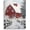 Christmas Farm, variant on Christmas Canvas Wall Art Decor with Truck on Snowy Road, Gifts and Snow-Covered Pines, Holiday Canvas Print for Living Room and Bedroom, Festive Fixed Canvas for Winter Home Décor,8X10inch