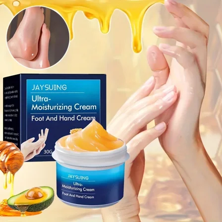 1pc Moisturizing Body Cream(30g) - Hypoallergenic Plant-Based Moisturizer for Dry & Rough Light Beige, Deeply Nourishing Hand & Foot Cream with Glycerin & Niacinamide for All Light Beige Types.
