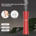 thumbnail image 4 of Facial Mini Humidificador Vaporizador USB Recargable Rociador Pulverizador Cuidado de la piel Nebulizador Nebulizador Belleza Suministros de vaporizador de belleza Coches de hogar Red 40ml Jumpingount HA059313-02B, 4 of 7