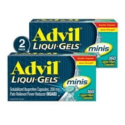 Advil Liqui-Gels Minis -- 160 Capsules Each / Pack Of 2