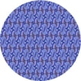 thumbnail image 1 of Ahgly Company Machine Washable Indoor Round Transitional Sky Blue Area Rugs, 5' Round, 1 of 7