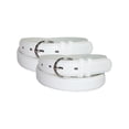 thumbnail image 1 of CTM® Ceinture Habillée en Cuir 1 1/8 Pouce (Lot de 2) (pour Femmes), 1 of 2