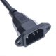 thumbnail image 3 of Iec320 C14 To C13 Extension Cord, C14 With Screw Holes And C13 Short Length, 3 of 5