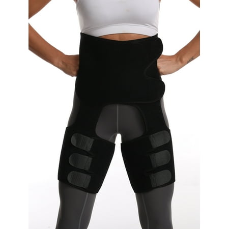 

Youloveit Women s Waist Trainer-Hip Enhancer Hip Lifter Thigh Shaper Slim Sweat Belt Thigh Trimmer High Waist Hip Lifter Shaping Neoprene Training