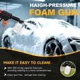 thumbnail image 4 of BAOKALER 970PSI Cordless Pressure Washer with 2 x 4.0Ah Rechargeable Batteries, Portable Pressure Washer with 6-in-1 Adjustable Nozzle for Cars/Patios, 4 of 11