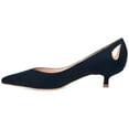 thumbnail image 3 of Journee Womens Goldie Pointed Toe Kitten Heel Pumps, 3 of 10