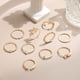 thumbnail image 4 of Xingyue Ring Diamond Love Pearl Leaves Juego de 10 anillos JFHHH pequeña, 4 of 5