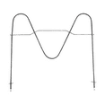 thumbnail image 3 of Scaroo DG47-00038B Oven Bake Element Replacement Samsung AP5623199, 3 of 7