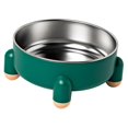 thumbnail image 1 of Tazón para perros Tazón de agua elegante liviano Portable sin deslizamiento Fácil de limpiar con múltiples usos Alimentador de alimentación resistente Amarillo verde, 1 of 8