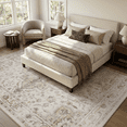 thumbnail image 2 of SIXHOME 8'x10'Area Rug Washable Distressed Vintage Medallion Rugs for Living Room Bedroom Home Decor Beige, 2 of 7