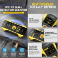 thumbnail image 4 of Eigraketly Metal Detector Multifunction Wall Scanner Wood Light Rebars Tester A/C Tool Indicator Detecting Radioactive Stud Type3, 4 of 6