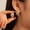 Gold-02, variant on 2024 New Vintage Metal Shell Stud Earrings for Women Fashion Creative Gold Color Geometric Scalloped Earrings Jewelry Wholesale
