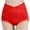Red, variant on TFEOQRY Women's Shapewear Panties Solid Color Cotton High Waist Lace Flower High Elasticity Large Size The Abdomen Lift Buttocks Briefs Gray