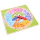 thumbnail image 1 of Wooden Learning Clock for Math Teaching – Smooth Edges, Durable Material, Educational Tool for Cognitive Development and Time Recognition, 1 of 5