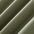 thumbnail image 3 of No. 918 Brandon 2-Piece Magnetic Closure Room Darkening  Grommet Top Curtain Panel, Sage Green, 54.0”W x 96"L, 3 of 9