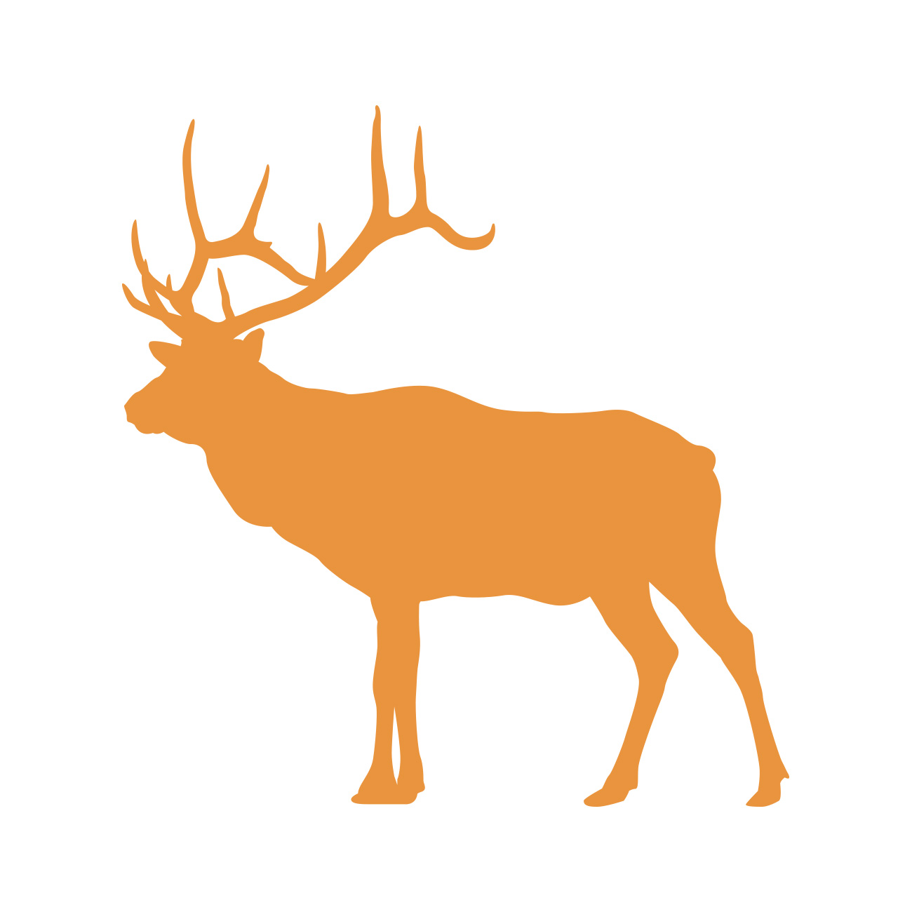 Elk Sticker Decal Die Cut Self Adhesive Vinyl Weatherproof Made