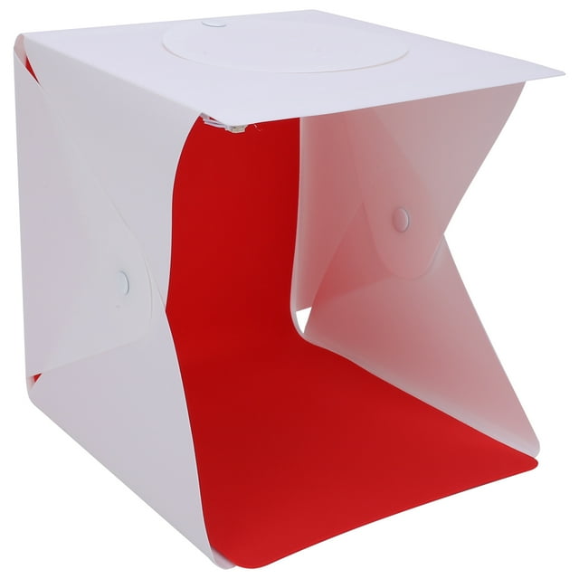 Caja de estudio fotográfico plegable portátil fotografía con caja de luz de 79 pulgadas/20 cm con 40 chips de lámpara fondos de 6 colores brillo ajustable de 10 niveles ANGGREK Otros