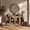 Bijou Camel A - 2, variant on BELLEZE Set of 2 Modern Buffet Cabinets (63" Wide)-Large Sideboard Credenza with Arched Doors-Seamless Hidden Storage Console for Dining Room & Living Area-Camel