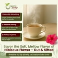thumbnail image 5 of Organic Way Dried Hibiscus Flower Cut & Sifted, Herbal Tea, 8 Oz, 5 of 8