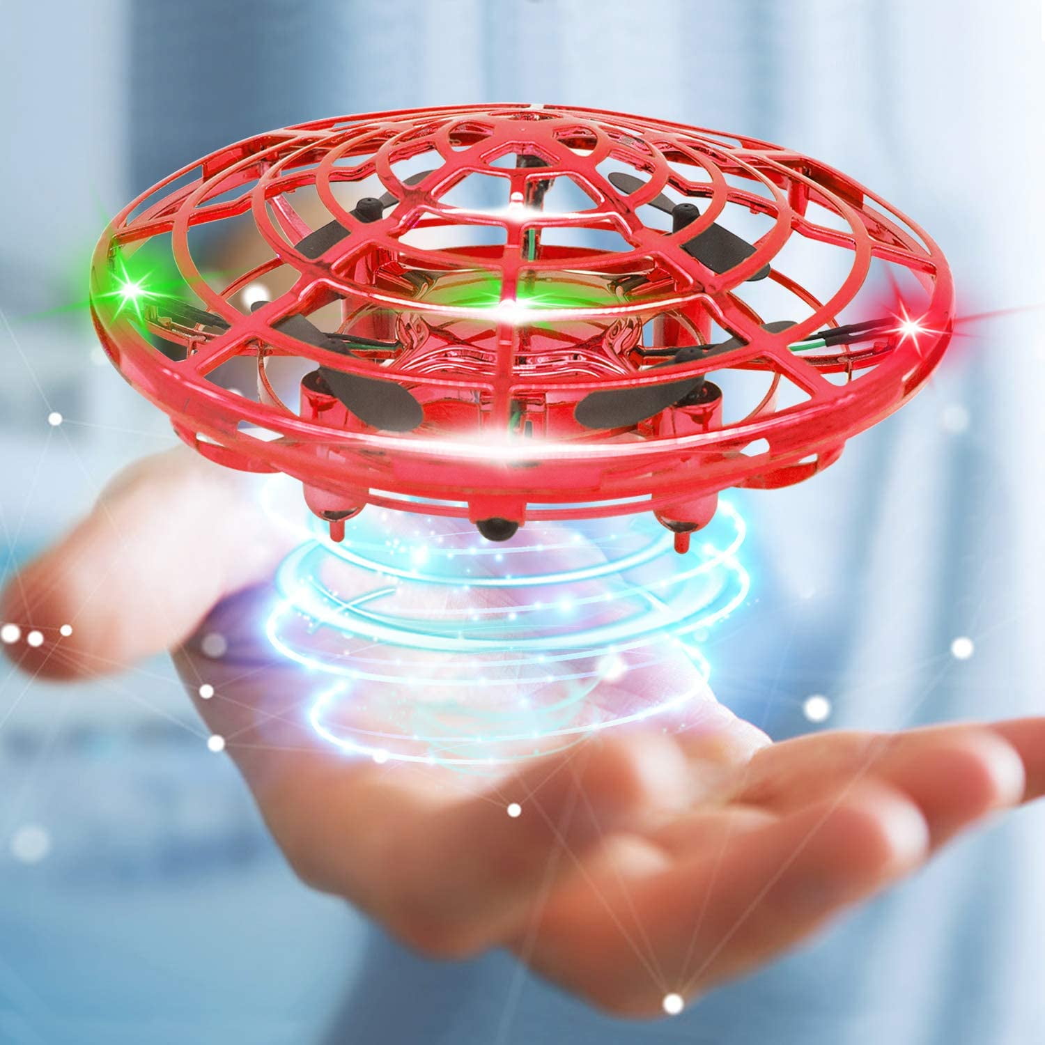 Motion Controlled UFO Toy Interactive Aircraft Drone Hand Operated Hover Flying Ball