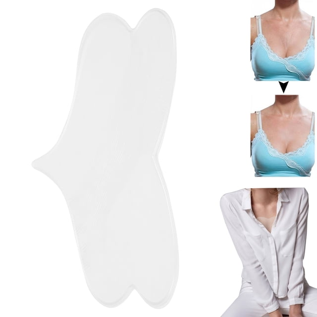 Almohadillas en el Pecho Contra La Arrugas, Pegatina de Arrugas Transparente Lavable para Arrugas para Arrugas en el Pecho