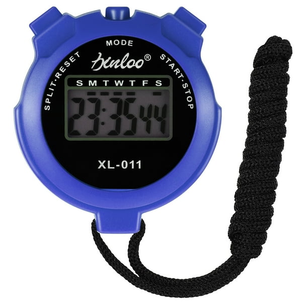Methold Reloj deportivo Digital, cronógrafo, alimentado por , contador de tiempo, natación, ciclismo, entrenamiento, puntos LCD precisos, Electrónica