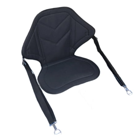 BESTSKY Board Seat Cushion Board Inflatable Kayak Adjustable Eva Backrest Folding Seat, 1X Surfboard Paddle Board Seat (Black Oxford Cloth)