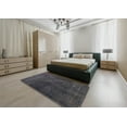 thumbnail image 5 of Ahgly Company Machine Washable Indoor Rectangle Contemporary Carbon Gray Area Rugs, 7' x 9', 5 of 7