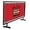 Black, variant on M&T Displays Black Steel Control Barrier 42x24–Floor Standing Advertising Fence with Vinyl Banner Holder, Movable Street Barrier for Restaurant, Cafe, Bar, Trade Shows, Events, Social Distancing