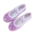 thumbnail image 2 of LvhaoGJOB Girls' Ballet Flats for Dance Class - Soft Flexible Sole, Elegant Design, 2 of 9