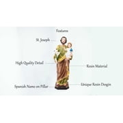 MrcjSales – Saint. Joseph Statue | 12 inches | San Jose Engraved | Church, Home Decor, Gifts, Prayers