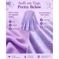 thumbnail image 4 of Lanbubble Toddler Girls Long Sleeve Dress A-Line Casual Play Dresses Size 4-5T, 4 of 5