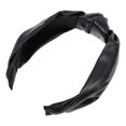 thumbnail image 1 of WRITWAA Fashionable Headband Anti Slip Pu Wide Rim 1Pack, 1 of 6
