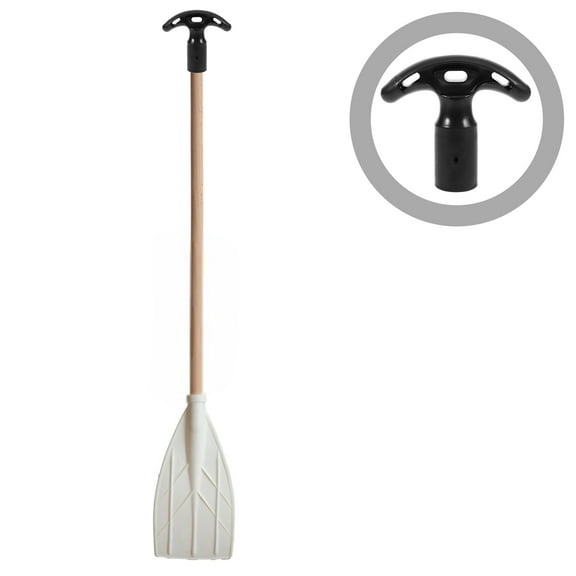 FELTECHELECTR 1Pcs Kayak Paddle Accessories T-Shaped Handle with Non-Slip Black Nylon Grip