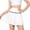 White, variant on Girls Tennis Skirts with Built-In Shorts Flared Girls Uniform Skorts High Waist Girls Golf Skirt 9-10 Years