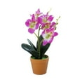 thumbnail image 1 of Artificial Flower Butterfly Orchid Pot Bonsai Garden Home Wedding Party Decor, 1 of 7